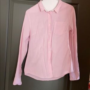 Pink 100% cotton button down